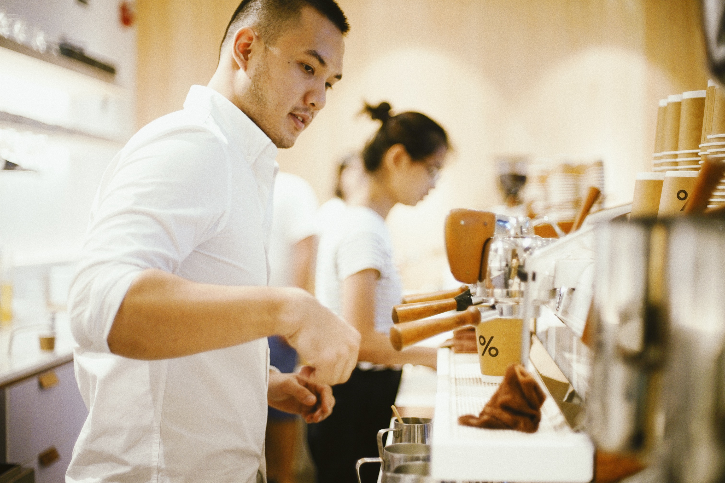 Can you guess how much coffee baristas drink in a day? NOLISOLI