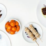 filipino street food isaw kwek kwek fishball mangga