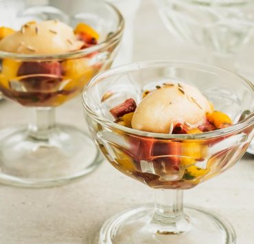 eats recipe lavender lychee sorbet