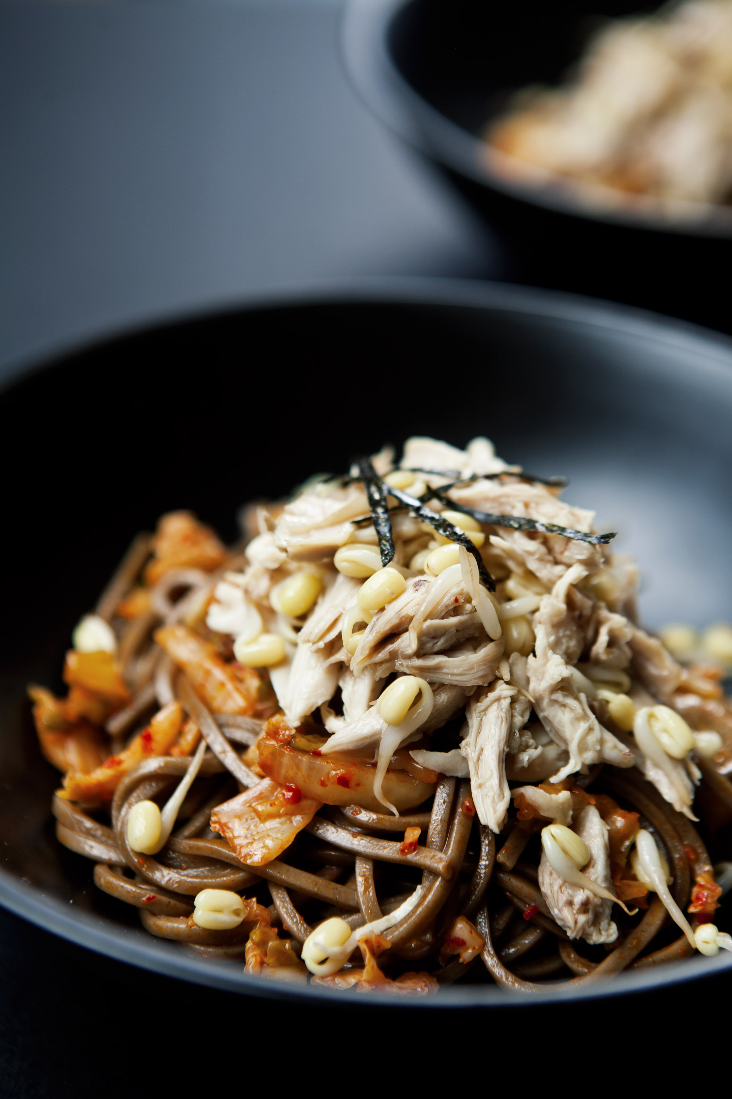 nolisoli eats recipe kimchi and chicken soba noodles NOLISOLI