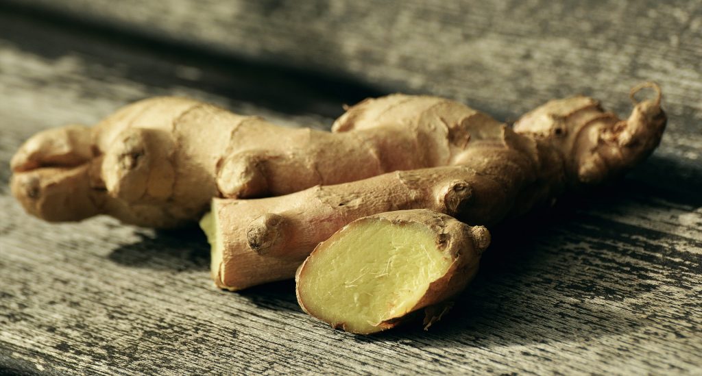 Use ginger to soothe burns. 