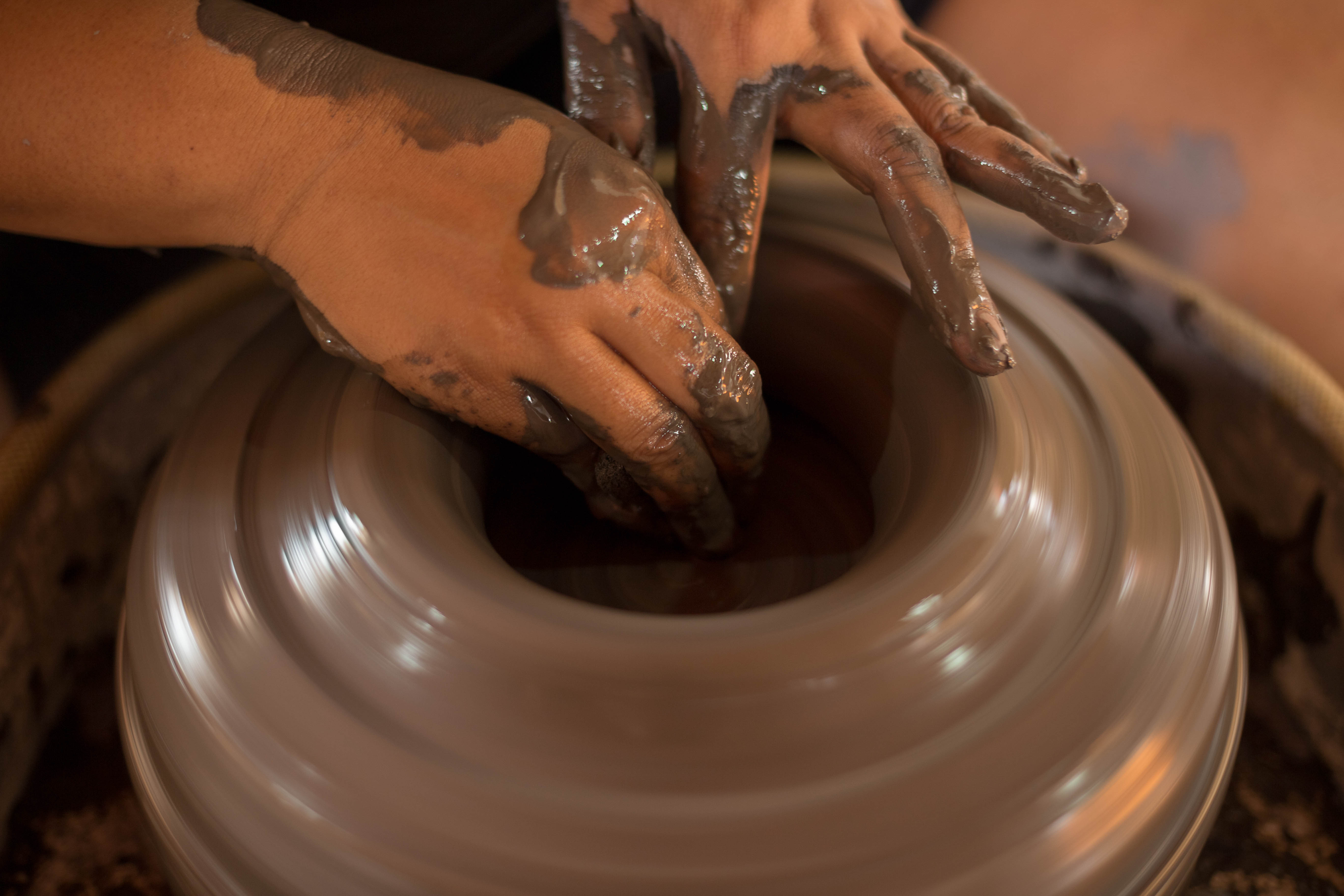 “As soon as I felt the spinning clay between my hands, I knew I wanted more of it.”