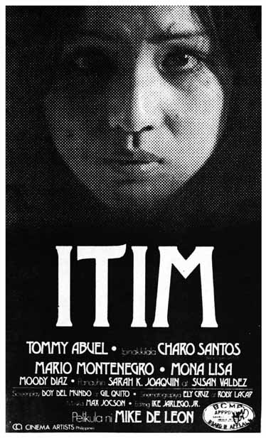 The official poster of Mike de Leon's Itim