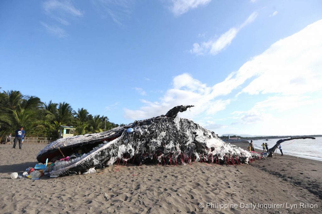 nolisoli be fixture pasig river dead whale art installation