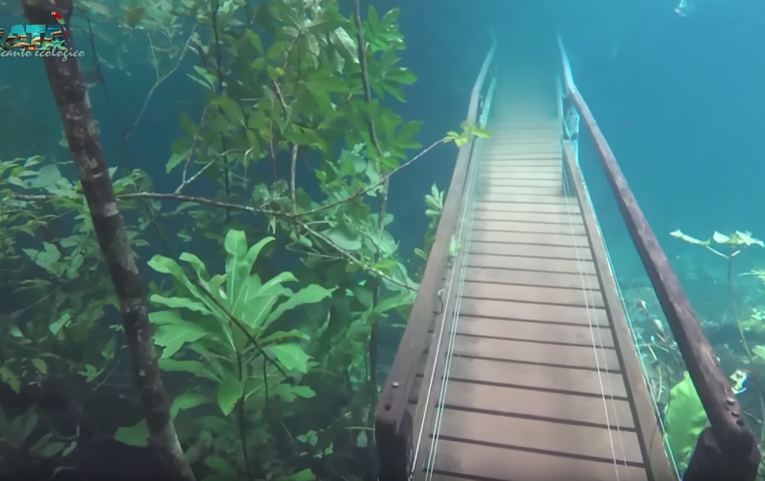 nolisoli underwater hiking trail brazil