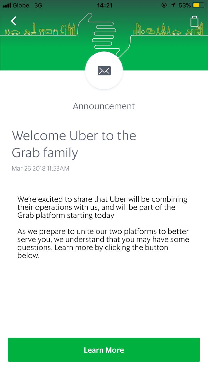 grab uber