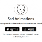 nolisoli sticker pack sad animation depression