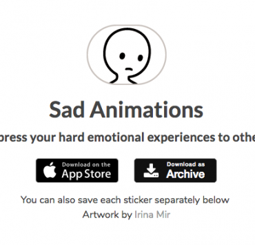nolisoli sticker pack sad animation depression