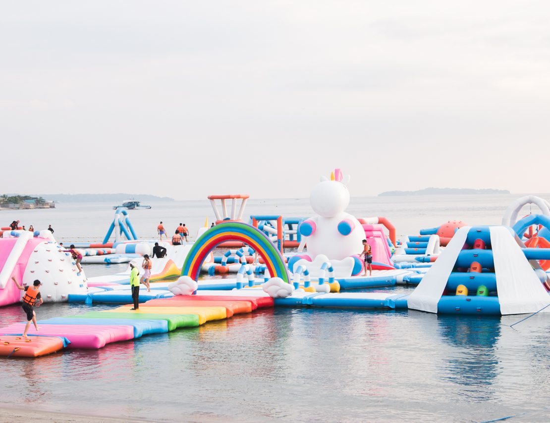 inflatable island summer waterparks