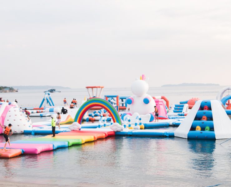 inflatable island summer waterparks