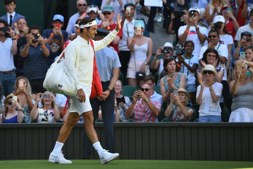 roger federer unidlo wimbledon AFP Photos