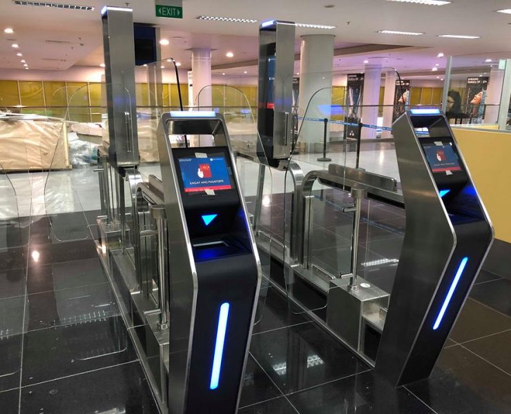 new immigration egates JP Mortel Fajura