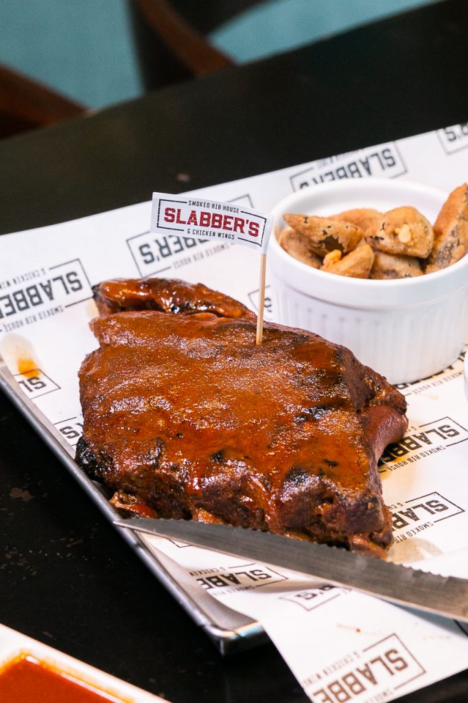 hickory smoked texas barbeque ribs slabbers