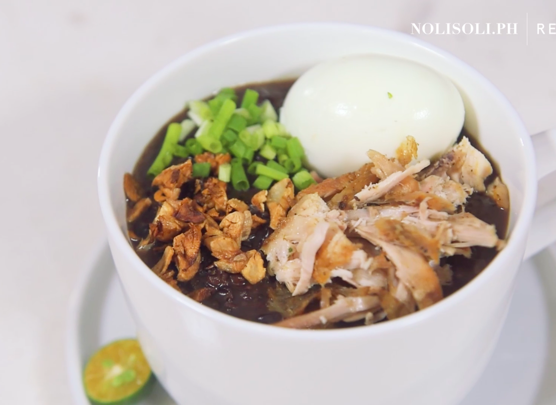 nolisoli eats recipe black rice arroz caldo