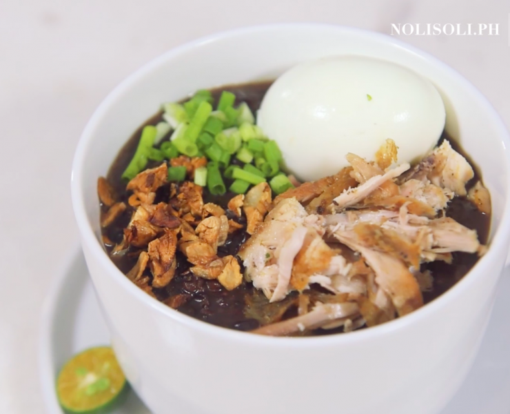 nolisoli eats recipe black rice arroz caldo