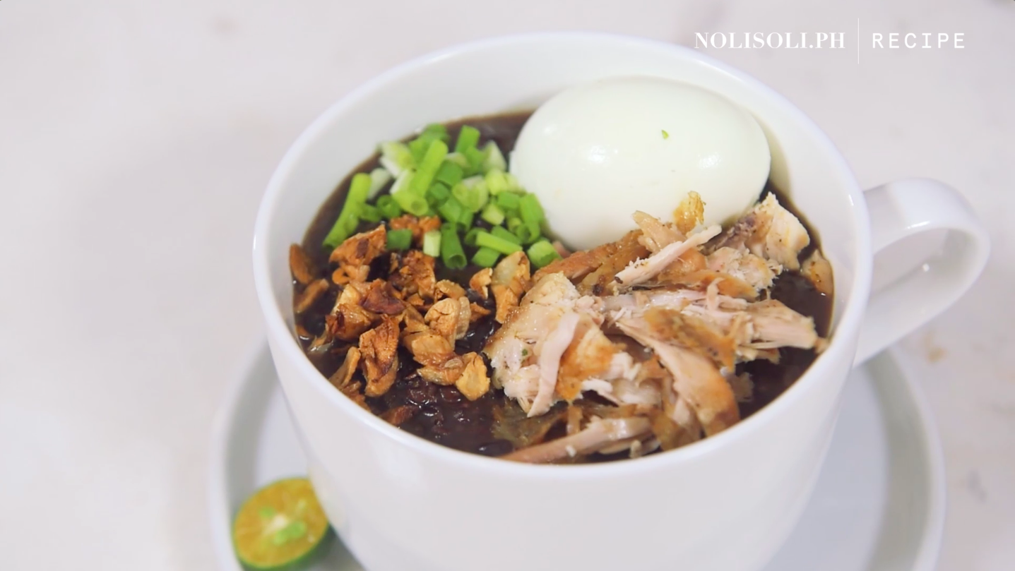 nolisoli eats recipe black rice arroz caldo