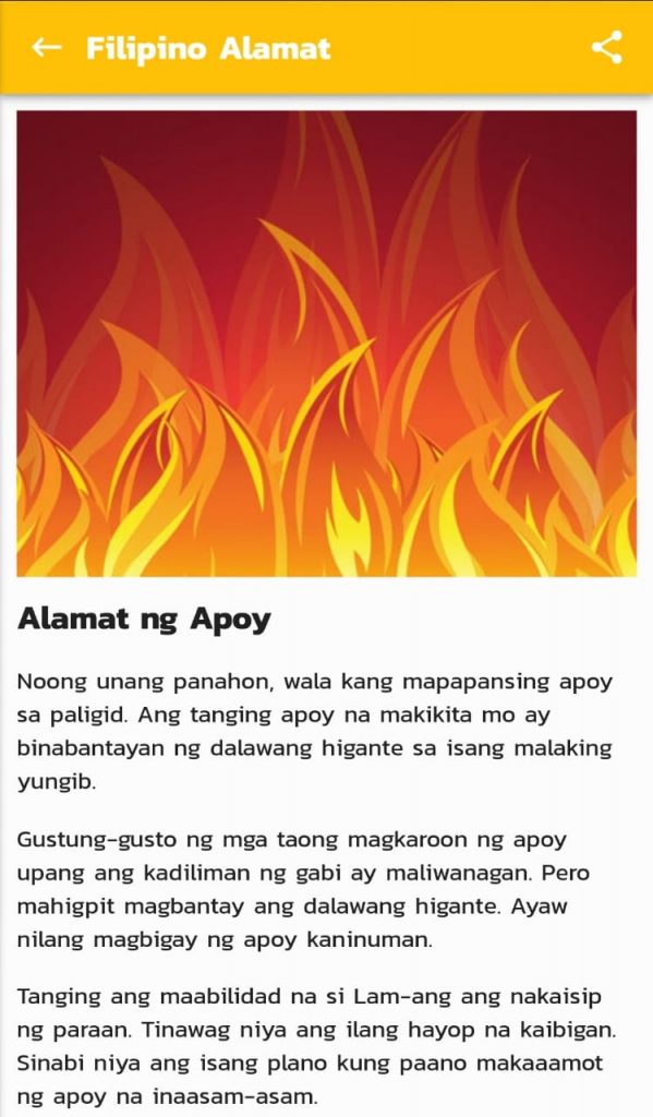 alamat short story tagalog