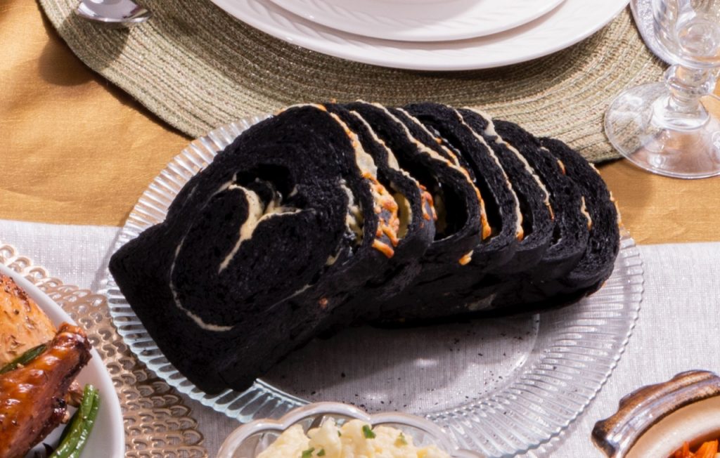 nolisoli alternative noche buena spread cheesy charcoal bread hearty bread