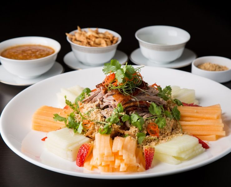 nolisoli chinese new year shredded roasted duck crystal jade