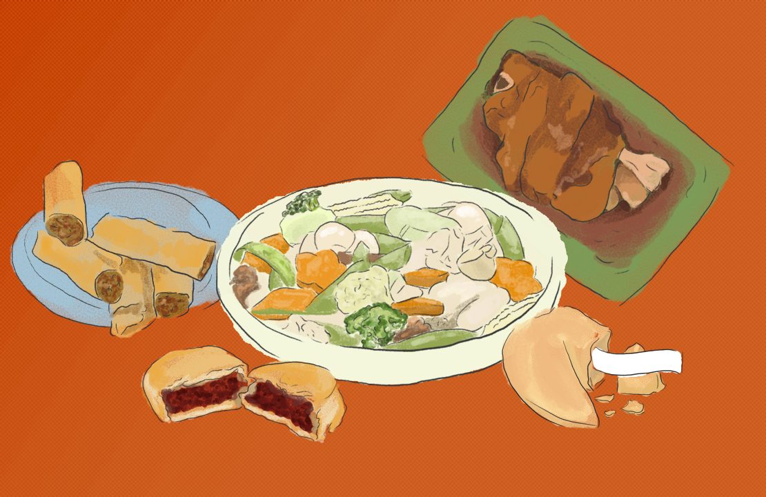 chinese food drawing