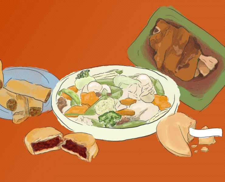 chinese food drawing