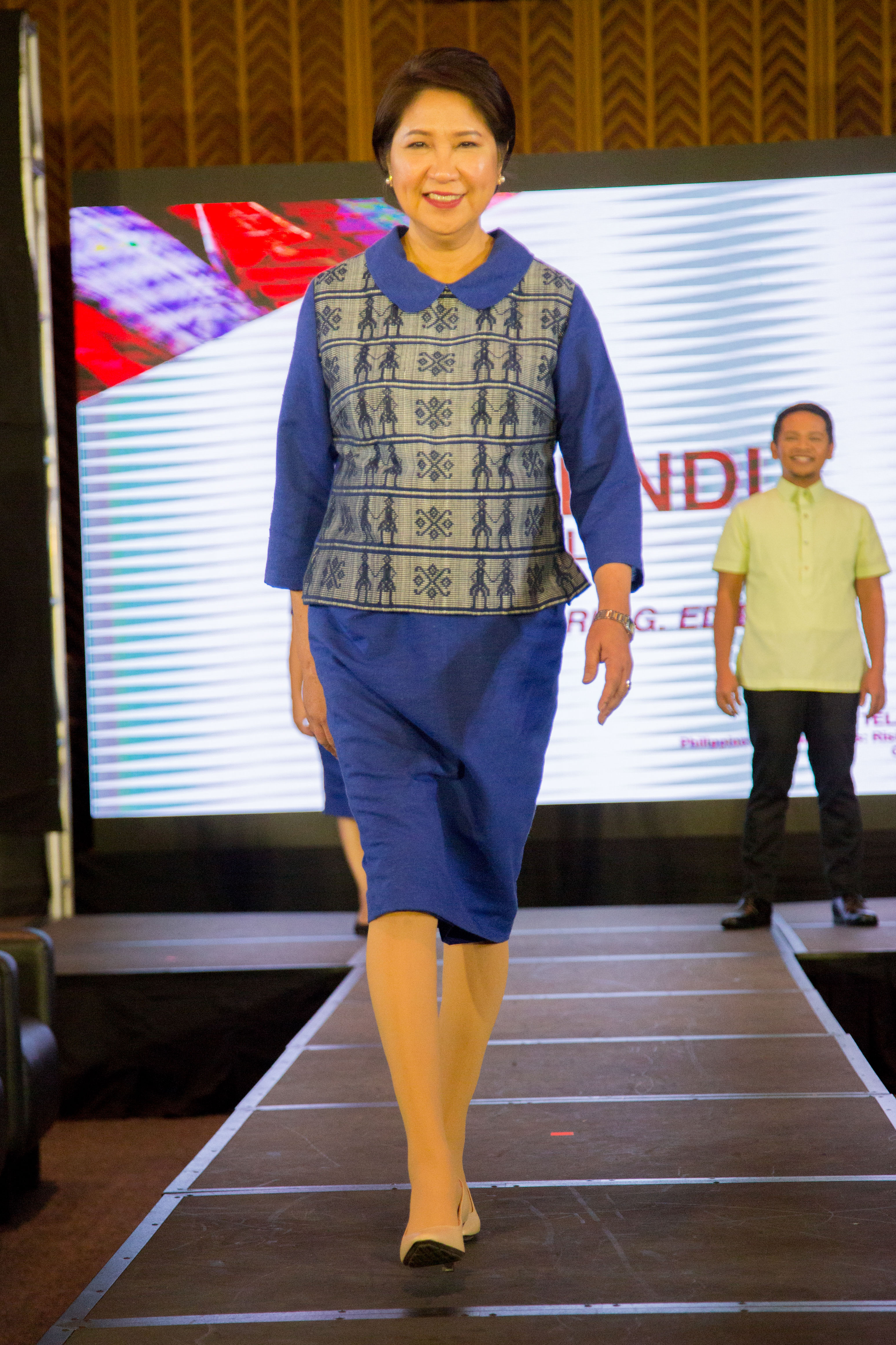 NEDA Undersecretary Rosemarie Edillon wearing JC Buendia for NEDA