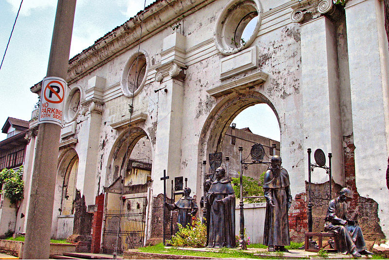 Ruins of San Ignacio Church in Intramuros now a museum - NOLISOLI