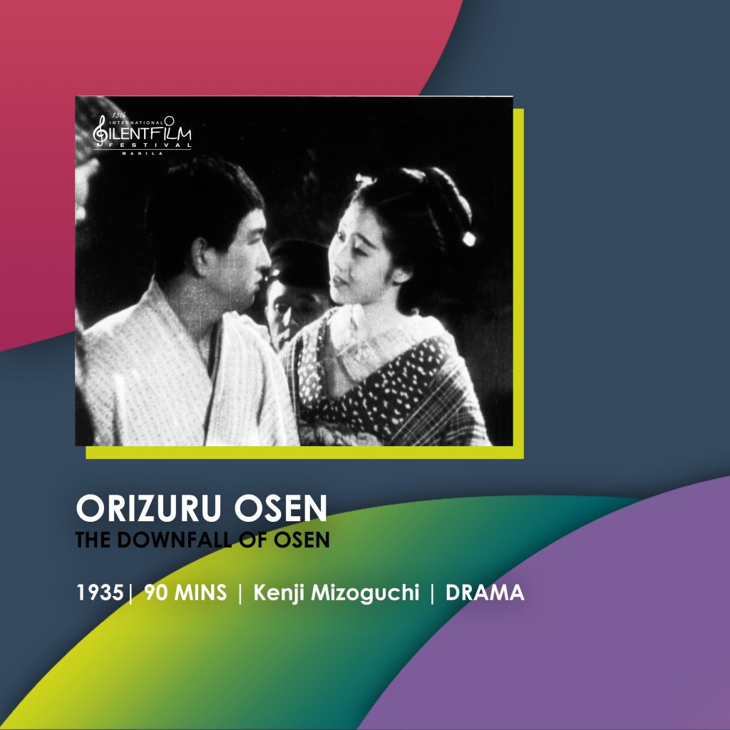 orizuru osen, 13th international silent film festival manila