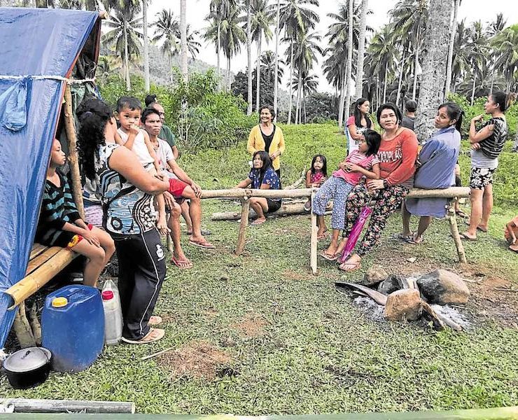mindanao earthquake evacuees inquirer.net