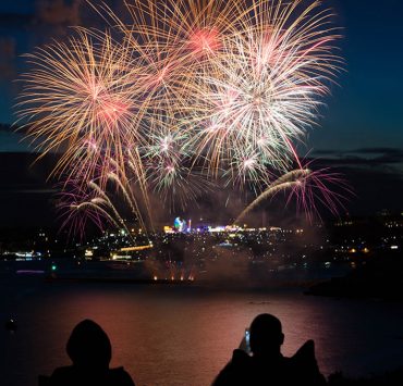 new year, fire works