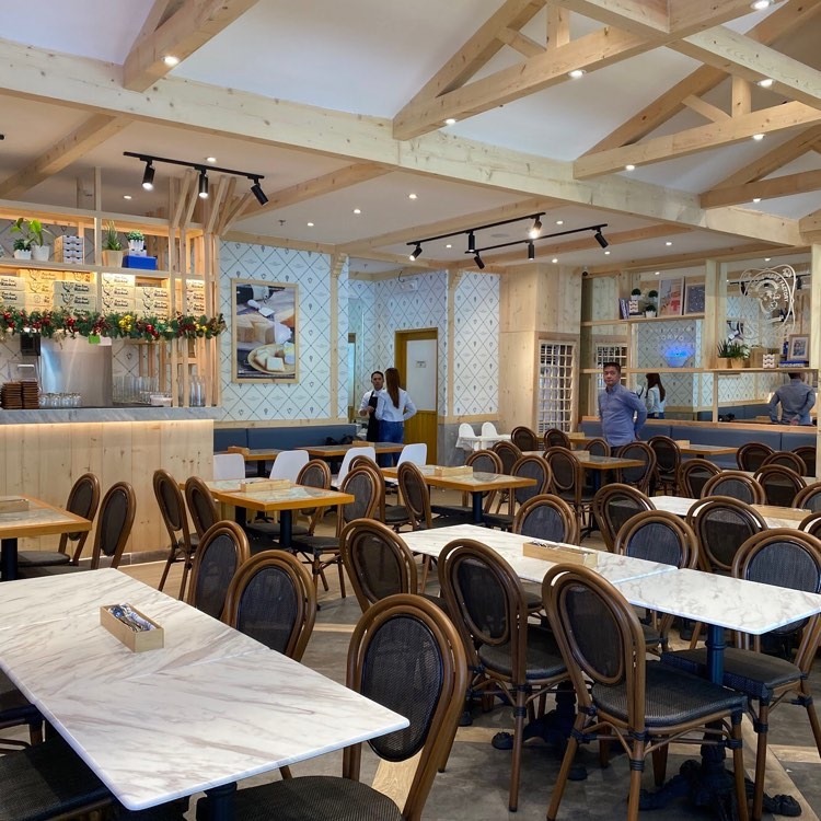 Tokyo Milk Cheese Factory Cafe's Dining Area in Estancia at Ayala Malls Manila Bay