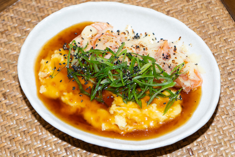 Tokyo Milk Cheese Factory Cafe's Salmon Teriyaki Gratin