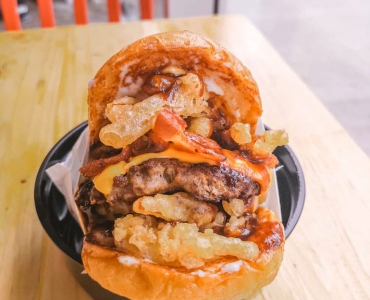 Sweet ecstasy Western bacon Cheeseburger