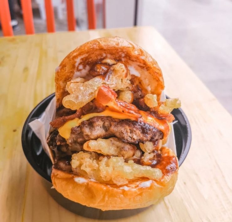 Sweet ecstasy Western bacon Cheeseburger