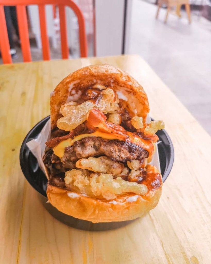 Sweet ecstasy Western bacon Cheeseburger