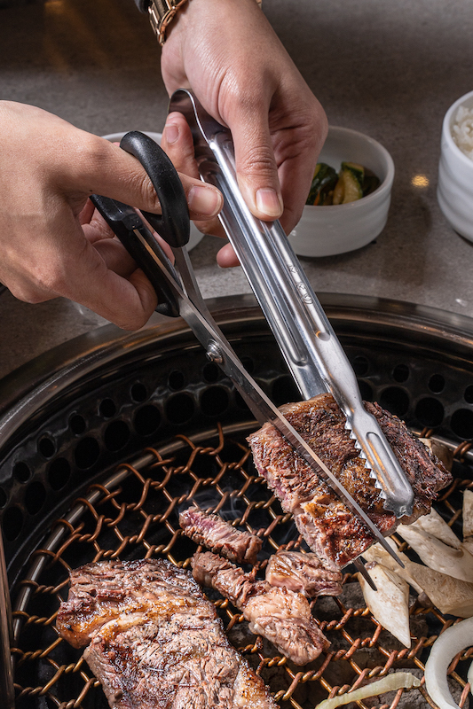 Wagyu rib eye A5 at Oori at sheraton