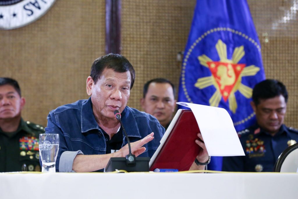 Duterte's press conference about COVID-19