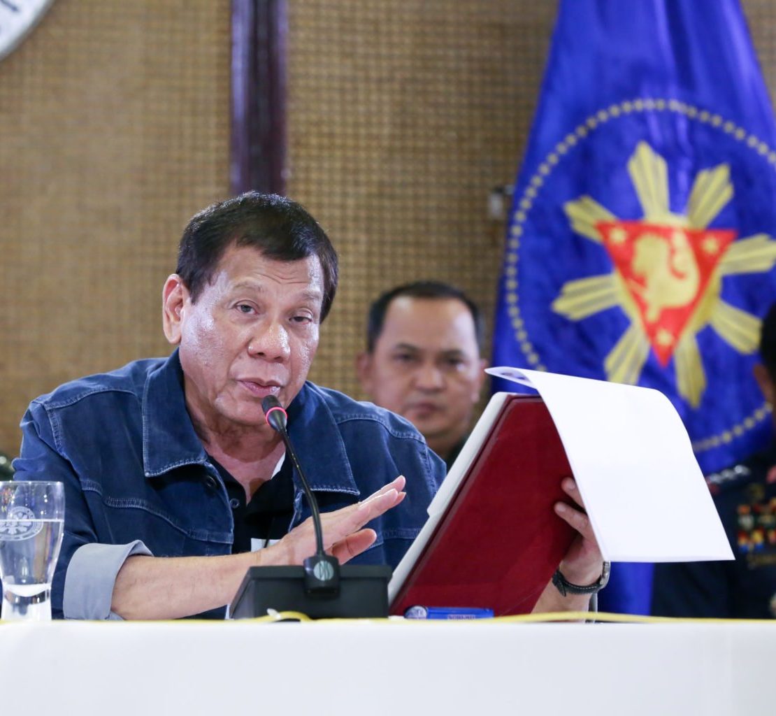 Duterte's press conference about COVID-19