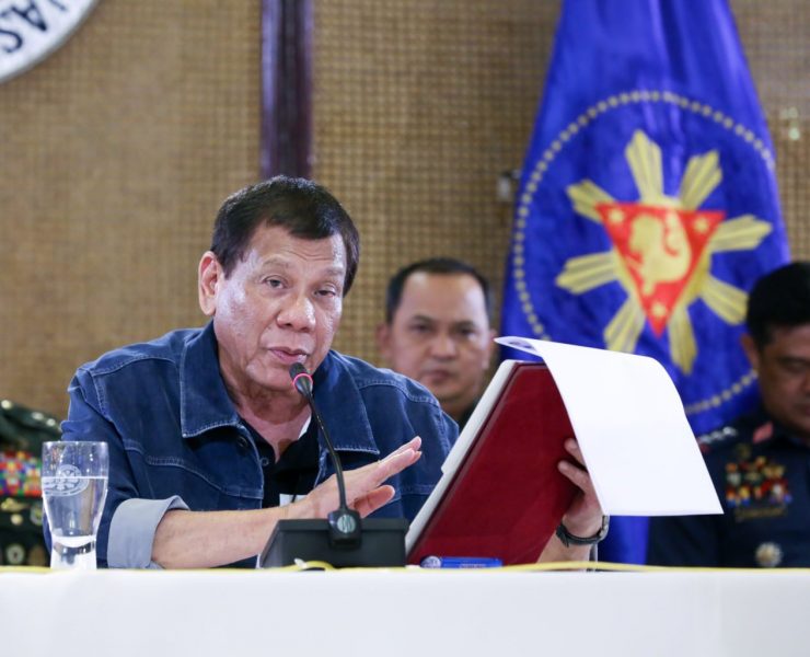 Duterte's press conference about COVID-19