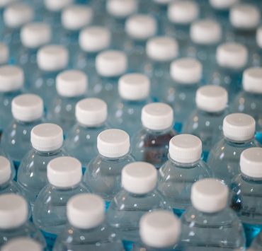 plastic water bottles