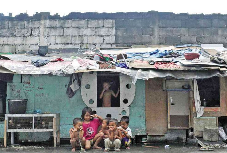 poverty in the slums