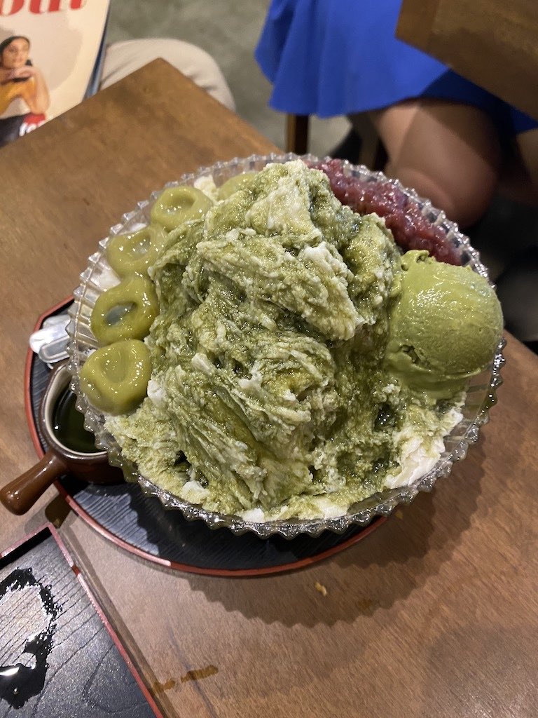 wabi sabi matcha kakigori