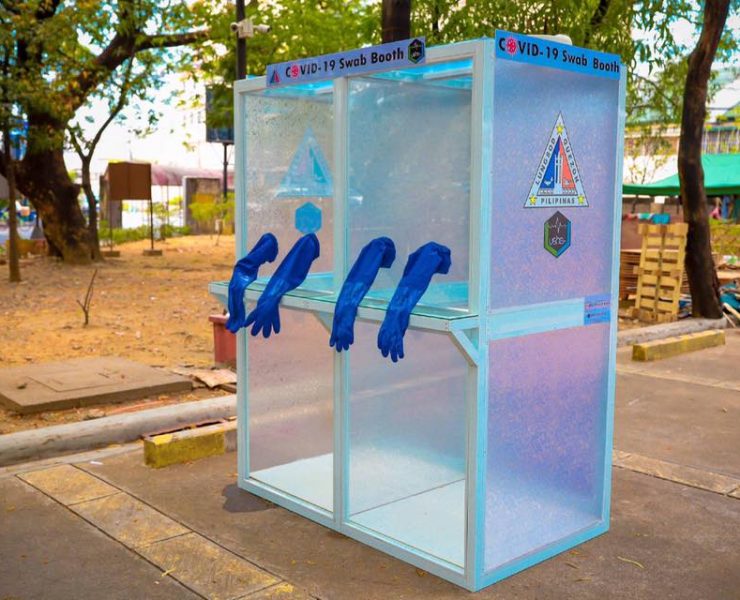 QC will now use swabbing booths to test for COVID-19