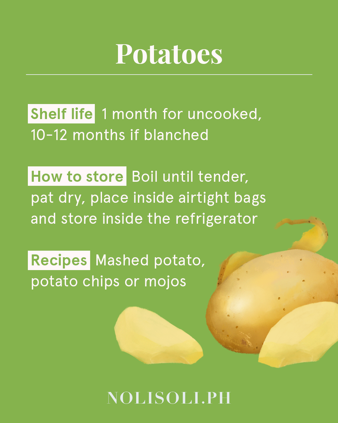 vegetable shelf life