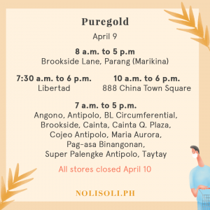 grocery holy week 2020