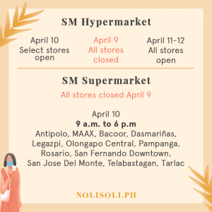 grocery holy week