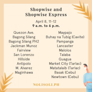 grocery holy week 2020