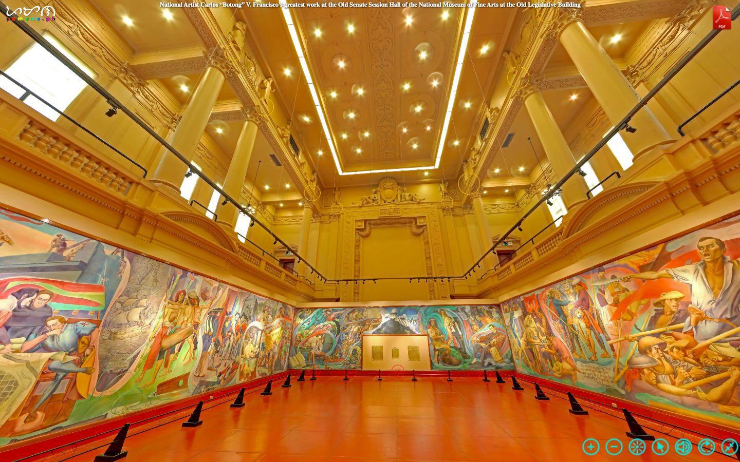 Time Travel Through Filipino History With A Virtual Tour Of The   National Museum Virtual Tour Old Senate Session Hall2020 04 24 At 2.28.48 PM 