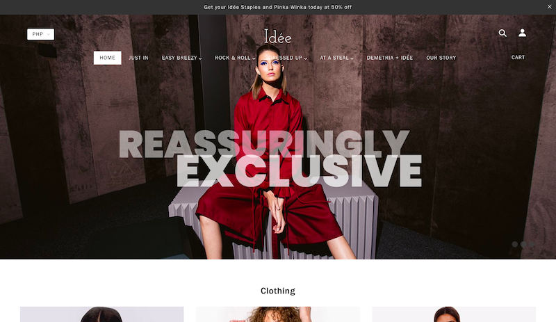 idee clothing store