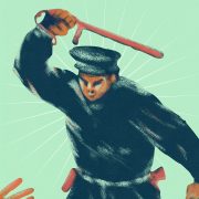 police brutality illustration